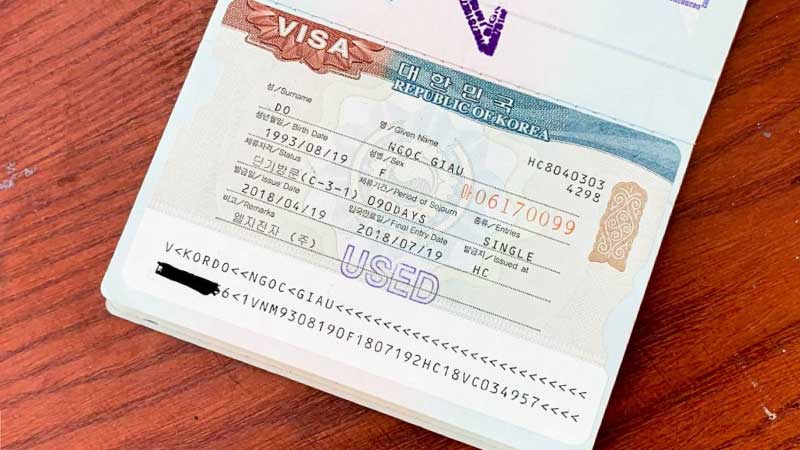 Thị thực (Visa) khi đi xuất khẩu lao động tại Hàn Quốc